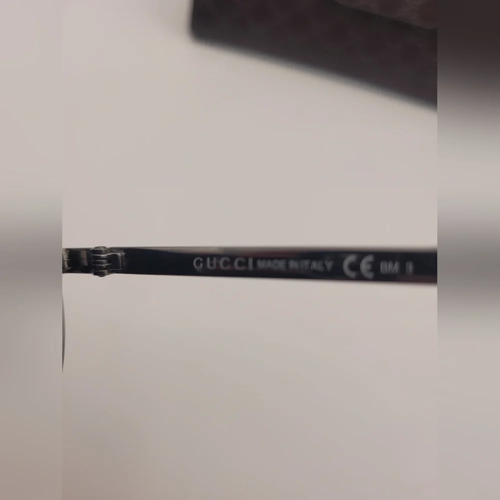 Gucci Black Sherry Line Unisex Aviators - Picture 3 of 3